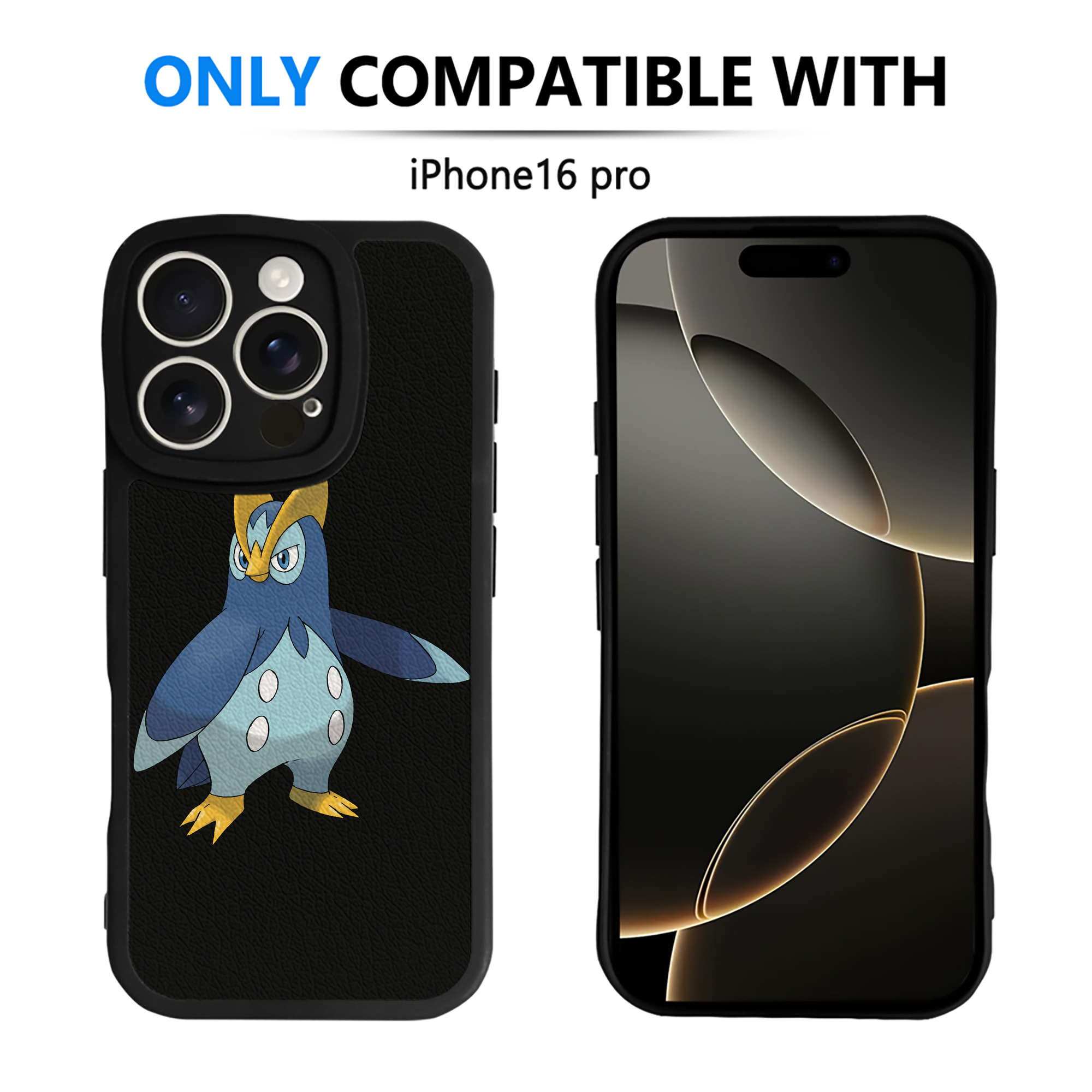（画像用） ポケットモンスター Pokémon 【iPhone 16シリーズ対応】シリコンスマホケース（レザー調） 材質：シリコン